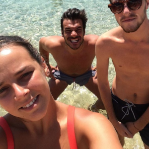 Pauline Ducruet et Maxime Giaccardi lors de leur séjour à Mykonos en août 2016, photo Instagram.