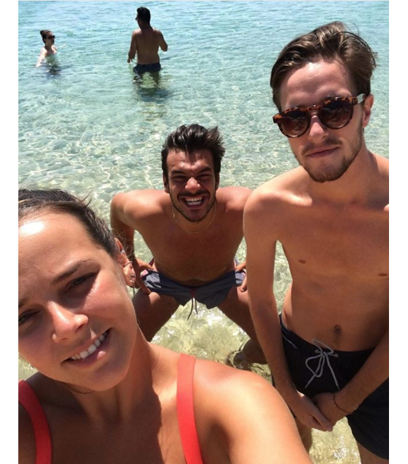 Pauline Ducruet et Maxime Giaccardi lors de leur séjour à Mykonos en août 2016, photo Instagram.