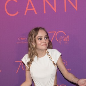 Lily-Rose Depp - Arrivées au dîner de la cérémonie d'ouverture du 70e Festival International du Film de Cannes. Le 17 mai 2017 © Borde-Jacovides-Moreau/Bestimage