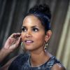 Halle Berry en pleine promotion pour son film ''Kidnap'' à New York, le 3 août 2017.