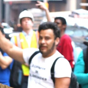 Halle Berry, toute souriante, va participer à l'émission ''Good Morning America'' à New York, le 3 août 2017.