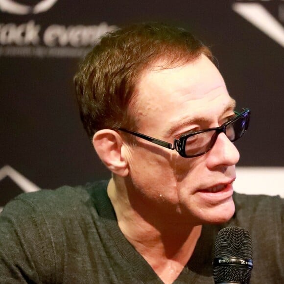 Jean-Claude Van Damme lors d'une conférence de presse à Sydney, le 22 août 2016.