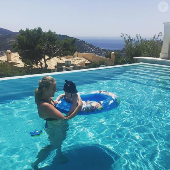 Victoria Azarenka et son fils Leo, né en décembre 2016. Photo Instagram du 17 juin 2017.