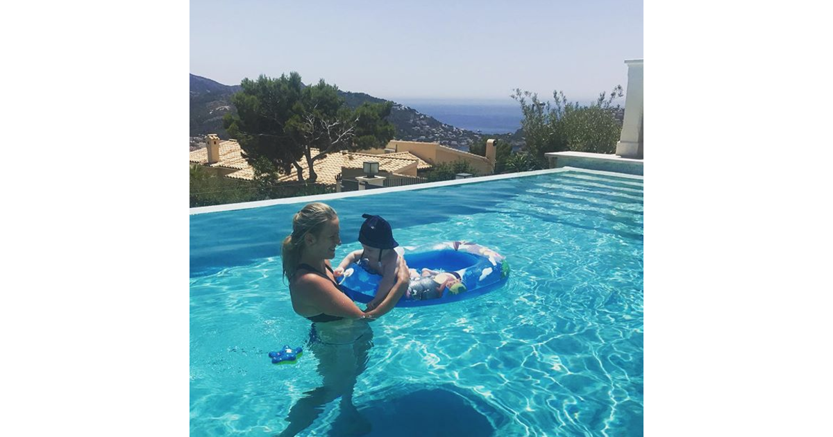Victoria Azarenka et son fils Leo, né en décembre 2016 ...