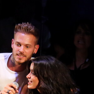 M. Pokora et Jenifer Bartoli à Lyon le 13 octobre 2012 à l'occasion de la 6 eme edition du foot-concert au profit de l' association "Huntington Avenir" qui lutte en faveur des malades et de leur famille.