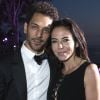 Tomer Sisley et sa femme Sandra Zeitoun de Matteis - Soirée de Grisogono "Love On The Rocks" à l'hôtel Eden Roc au Cap d'Antibes lors du 70 ème Festival International du Film de Cannes. Le 23 mai 2017.