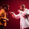 Photo de Drake et Future en concert. Septembre 2016.