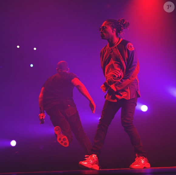Photo de Drake et Future en concert. Octobre 2016.