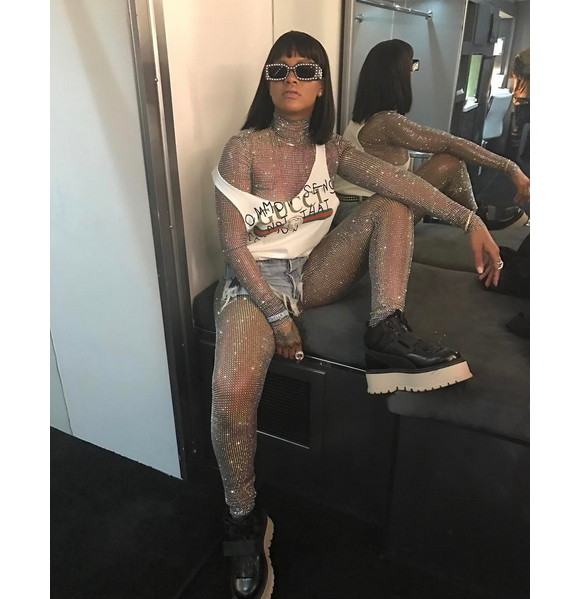 Photo de Rihanna au festival de Coachella. Avril 2017.