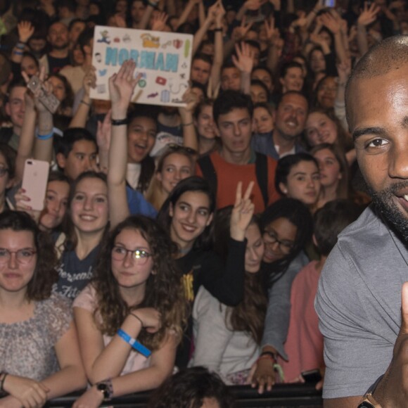 Exclusif - Teddy Riner - Vidéo City Paris 2017 au parc des expositions de la porte de Versailles à Paris, le 8 avril 2017. © Pierre Perusseau/Bestimage