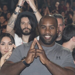 Exclusif - Teddy Riner - Vidéo City Paris 2017 au parc des expositions de la porte de Versailles à Paris, le 8 avril 2017. © Pierre Perusseau/Bestimage