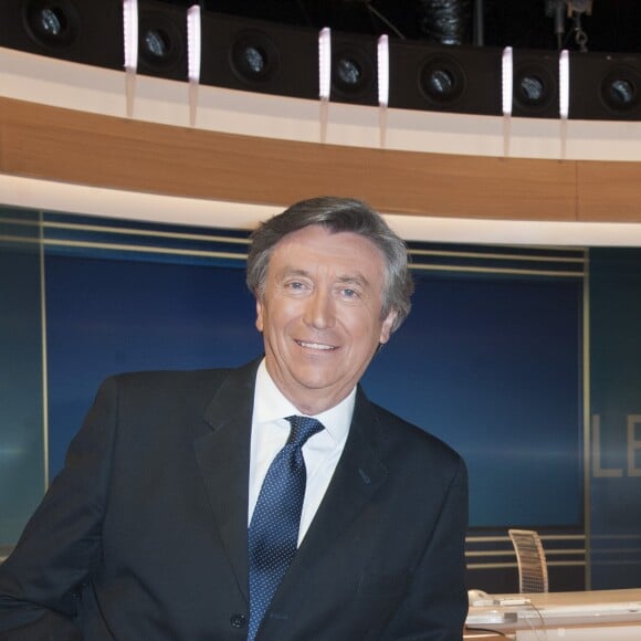 Exclusif - Jacques Legros sur le plateau du Journal de TF1 le 30 avril 2015.