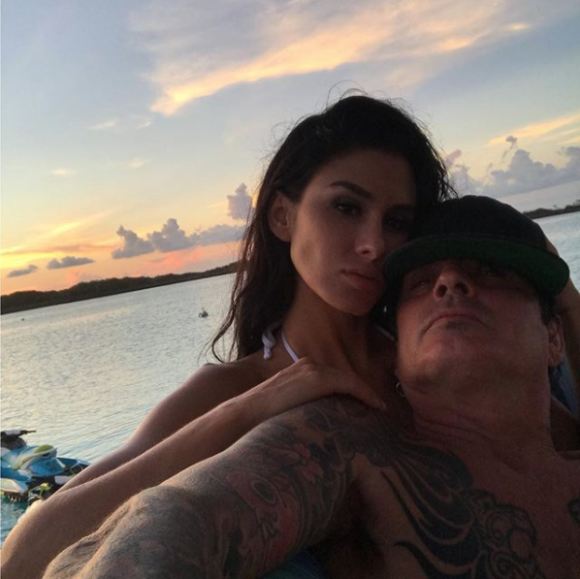 Brittany Furlan et Tommy Lee lors de leur séjour aux Bahamas en amoureux en août 2017, photo Instagram.