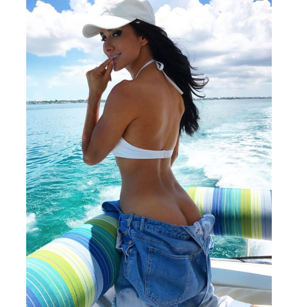 Brittany Furlan coquine lors de son séjour aux Bahamas avec Tommy Lee en août 2017, photo Instagram.