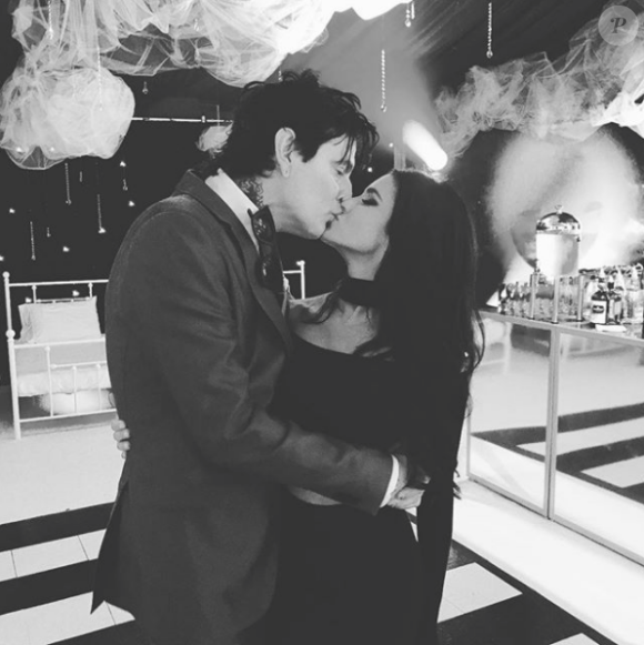 Tommy Lee et Brittany Furlan amoureux en août 2017, photo Instagram.
