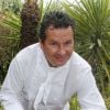 Exclusif -  le célèbre chef tropézien Christophe Leroy qui a organisé à Marrakech un week-end de fête digne des mille et une nuits et un jour pour célébrer la pose de la première pierre de son école de cuisine franco-marocaine dans son hôtel restaurant le "Jardin d'Ines" à Marrakech au Maroc le 11 avril 2015.