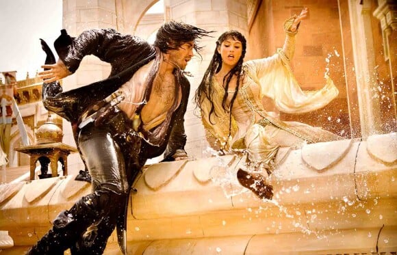Gemma Arterton et Jake Gyllenhaal dans "Prince of persia : Les Sables du temps", en 2010.