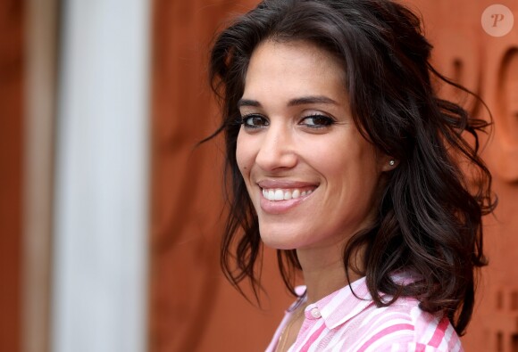 Laurie Cholewa - Les célébrités au village des internationaux de tennis de Roland Garros à Paris le 4 juin 2017. © Dominique Jacovides-Cyril Moreau/Bestimage