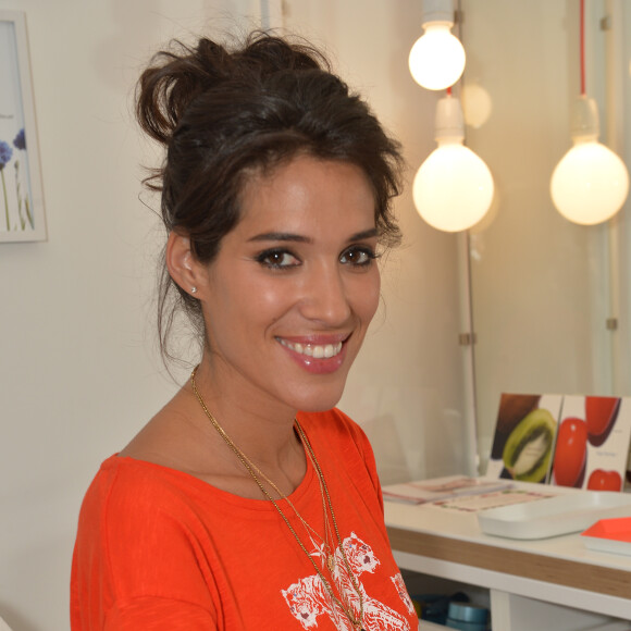 Laurie Cholewa lors de l'inauguration de la première boutique Clarins Open Spa à Paris, le 1er juin 2017. © Ramsamy Veeren/Bestimage