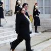Emmanuelle Cosse et Jean Vincent Placé - Conseil des ministres de rentrée au palais de l'Elysée à Paris. Le 4 janvier 2017 © Stéphane Lemouton / Bestimage