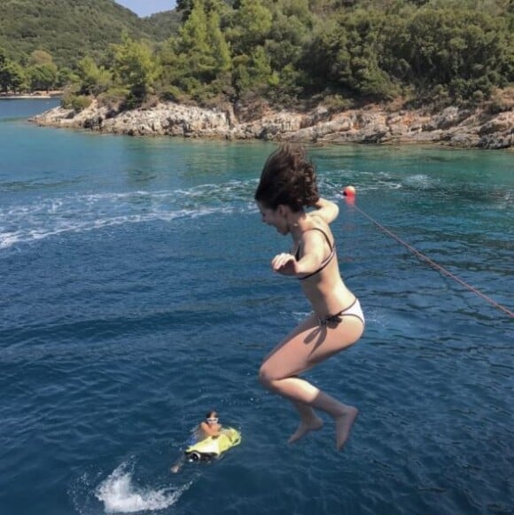 Marina Kaye s'éclate en vacances. Instagram, août 2017