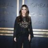 Cheryl Cole enceinte à la Soirée "Gold Obsession" de L'Oréal à la Monnaie de Paris lors de la Fashion Week de Paris, le 2 octobre 2016. © Olivier Borde/Bestimage