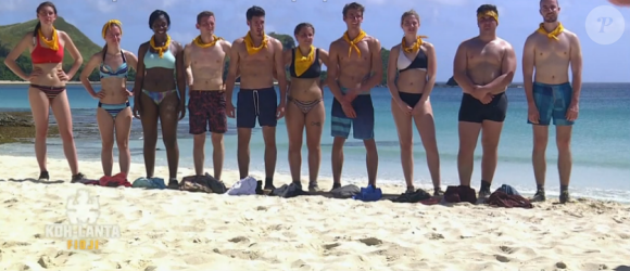 Equipe jaune - "Koh-Lanta Fidji", le 1er septembre 2017 sur TF1.