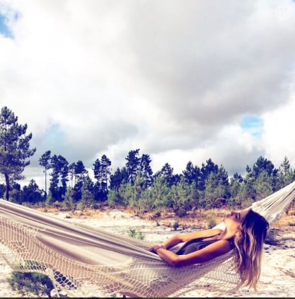 L'ex-Miss France Alexandra Rosenfeld en vacances au Portugal. Instagram, août 2017