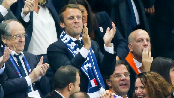 France−Pays-Bas : Emmanuel Macron et Ophélie Meunier ont vibré pour les Bleus