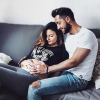 Julia Flabat est enceinte de son premier enfant. Mars 2017.