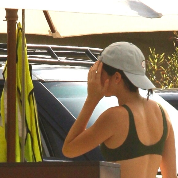 Kendall Jenner et Blake Griffin ont déjeuné au restaurant Soho Beach House à Malibu, le 1er septembre 2017.