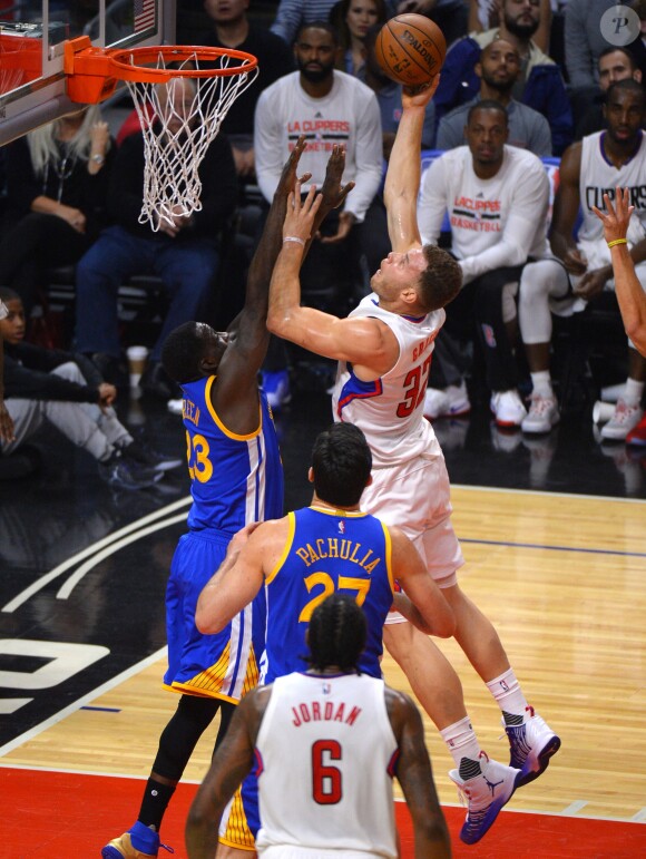 Blake Griffin lors du match Los Angeles Clippers - Golden State Warriors. Los Angeles, le 7 décembre 2016.