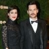 Lizzy Caplan et son compagnon Tom Riley à l'Opera Ball de Prague le 6 février 2016.