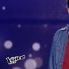Valentin ému sur la scène de "The Voice Kids 4" (TF1), numéro diffusé le 9 septembre 2017.