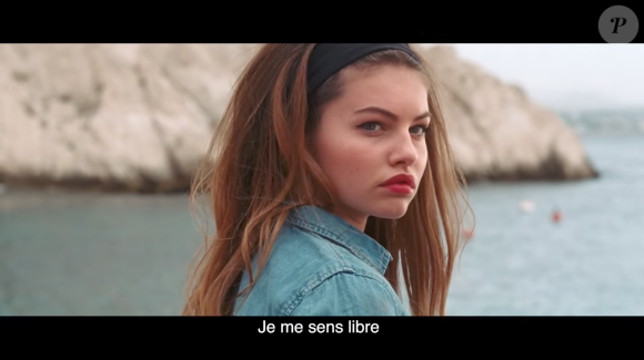 Thylane Blondeau dans "Thylane" écrit et réalisé par NP Novak, été 2017. (capture d'écran)