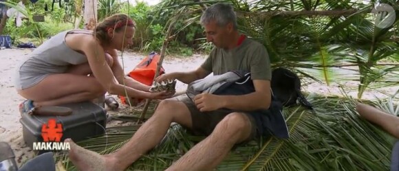 Manu dans "Koh-Lanta Fidji", sur TF1 le 8 septembre 2017.