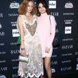 Petra Collins et Selena Gomez assistent à la soirée "Harper's Bazaar Icons by Carine Roitfeld" organisée au Plaza Hotel de New York, le 8 septembre 2017.