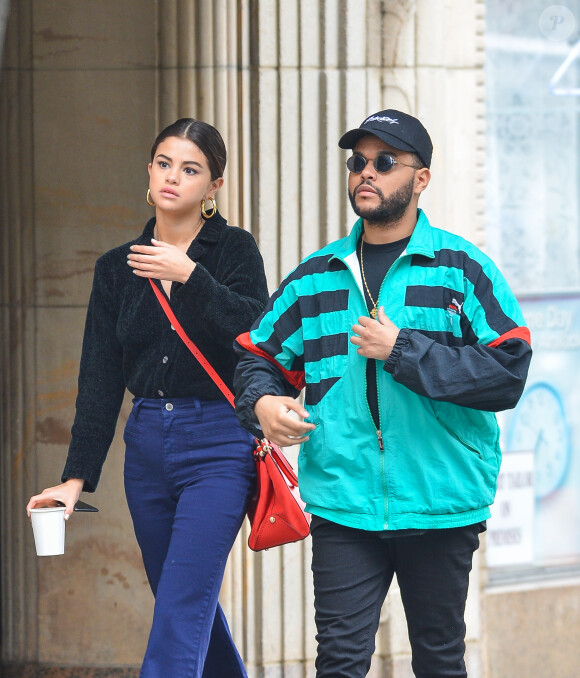 Selena Gomez et son compagnon The Weeknd sont allés faire du shopping à New York le 3 septembre 2017.