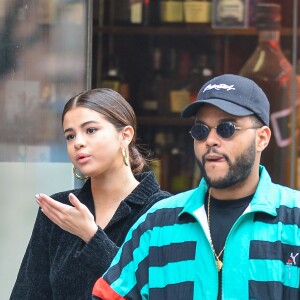 Selena Gomez et son compagnon The Weeknd sont allés faire du shopping à New York le 3 septembre 2017.