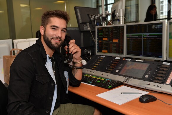 Kendji Girac lors de la 13ème édition du Charity Day dans la salle des marchés d'Aurel BGC dans le quartier de la Bourse à Paris le 11 septembre 2017. © Veeren / Bestimage