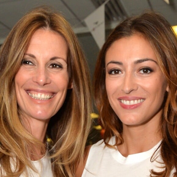 Sophie Thalmann et Rachel Legrain-Trapani lors de la 13ème édition du Charity Day dans la salle des marchés d'Aurel BGC dans le quartier de la Bourse à Paris le 11 septembre 2017. © Veeren / Bestimage