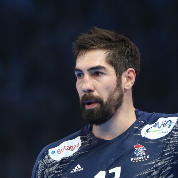 Nikola Karabatic lors du match de demi-finale du 25th mondial de handball, France - Slovénie à l'AccorHotels Arena à Paris, le 26 janvier 2017. © Cyril Moreau/Bestimage