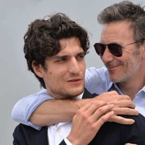 Exclusif - Louis Garrel et Michel Hazanavicius- Rencontre avec l'équipe du film " Redoutable" chez UniFrance lors du 70e Festival International du Film de Cannes Le 22 mai 2017. © Veeren/Bestimage
