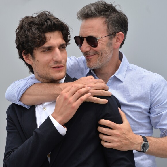 Exclusif - Louis Garrel et Michel Hazanavicius- Rencontre avec l'équipe du film " Redoutable" chez UniFrance lors du 70e Festival International du Film de Cannes Le 22 mai 2017. © Veeren/Bestimage