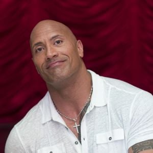 Dwayne Johnson "The Rock" - Conférence de presse avec les acteurs du film "Baywatch : Alerte à Malibu" à Miami. Le 14 mai 2017