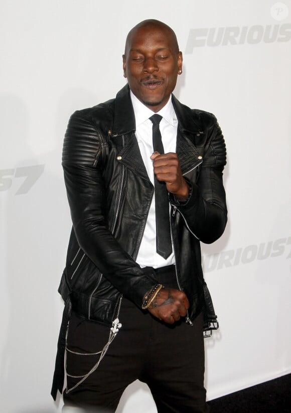 Tyrese Gibson - Avant-première du film "Fast and Furious 7" à Hollywood, le 1er avril 2015.