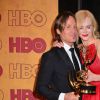 Nicole Kidman et son mari Keith Urban à la 69ème soirée annuelle des Emmy awards au théâtre Microsoft à Los Angeles, le 17 septembre 2017