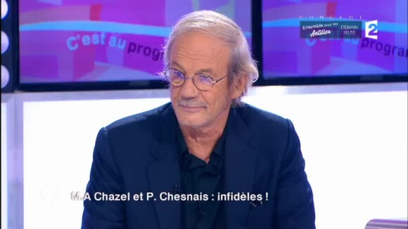 Patrick Chesnais dévoile le surnom de Valérie Bègue dans "C'est au programme", lundi 18 septembre 2017, France 2