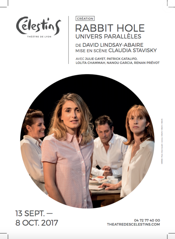 Rabbit Hole, une pièce de David Lindsay mise en scène par Claudia Stavisky au théâtre des Célestins à Lyon jusqu'au 8 octobre 2017