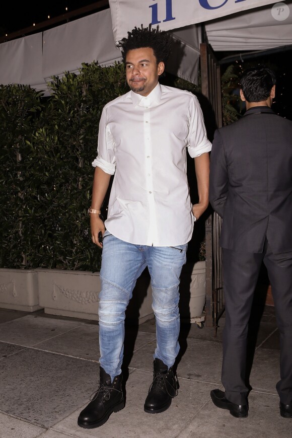 Exclusif - Halle Berry est allée diner avec le rappeur et producteur de RnB britannique Alex da Kid au restaurant iI Cielo à Beverly Hills le 22 juillet 2017